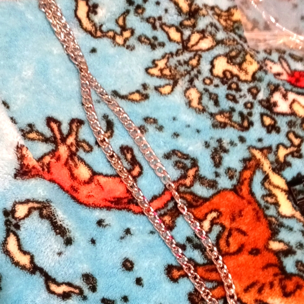 Sterling silver unisex necklace